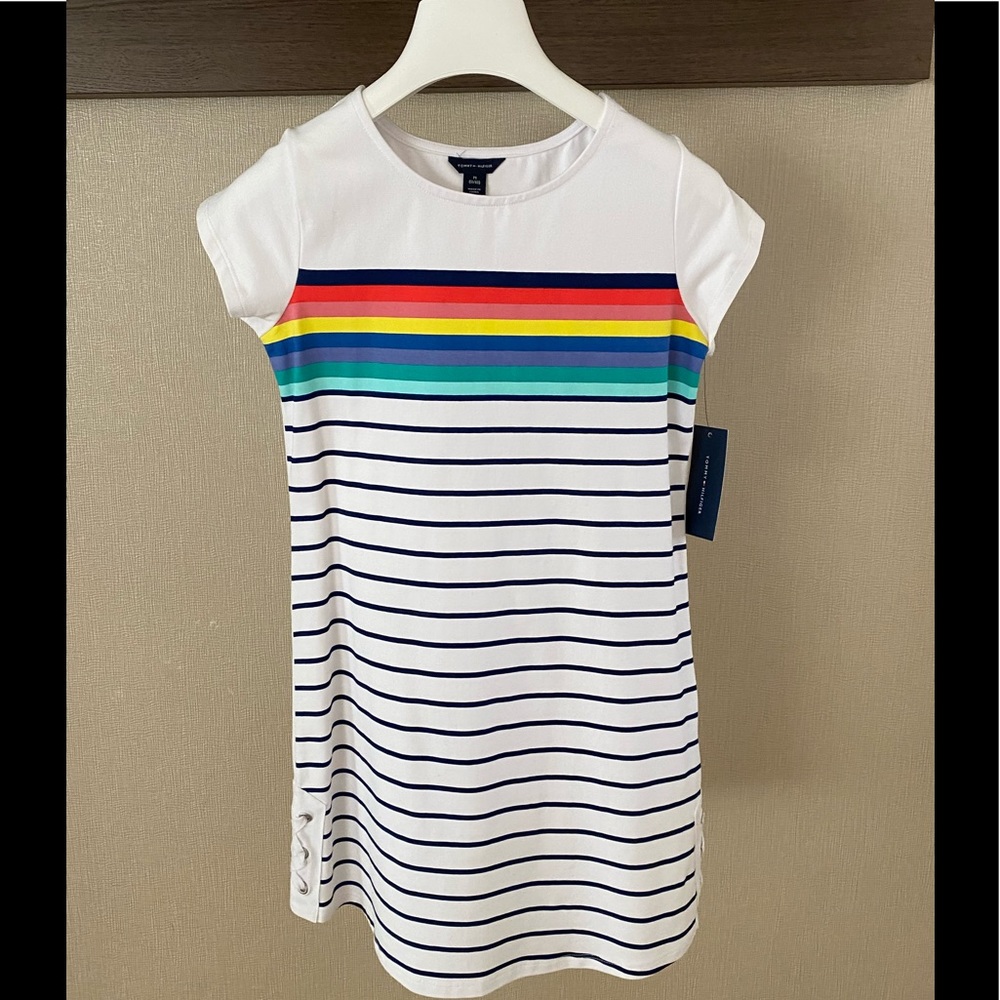 TOMMY HILFIGER GIRLS DRESS Sz M 8/10
